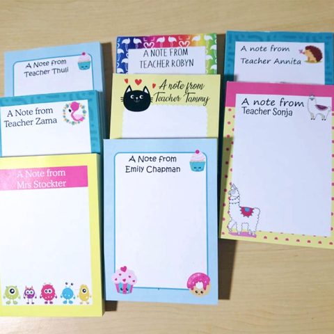 Custom A6 notepads