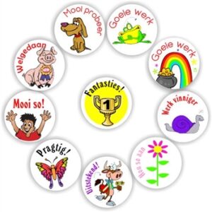140 Afrikaans Stickers | Butterflies-Skitterend, Goed