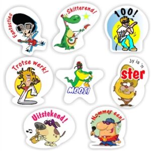 80 Music Afrikaans Stickers | Rockstar, Musician : Uitstekend