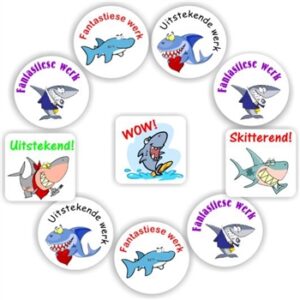 140 Afrikaans Stickers | Sharks : Fantastiese werk