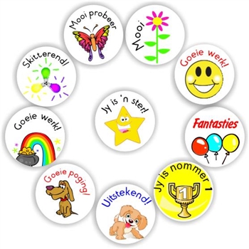 Afrikaans Teacher Stickers A0077 – Mooi probeer