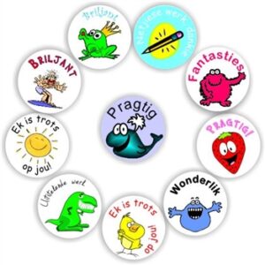140 Afrikaans Stickers | Animals, Smilies- Positive reinforcement