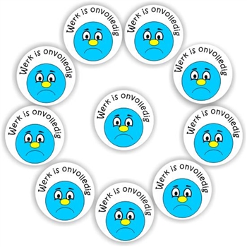 Afrikaans Teacher Stickers A0086 – Werk is onvolledig
