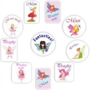 140 Afrikaans Stickers | Fairies: Pragtig