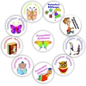 140 Afrikaans Stickers : Reading, bookworms, butterflies & unicorns :Fantastiese Afrikaans