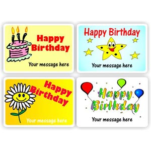 32 Happy Birthday stickers | Balloons, Happy Birthday cake, flower & happy star