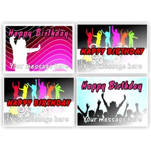 32 Happy Birthday stickers | Young teens, dancing