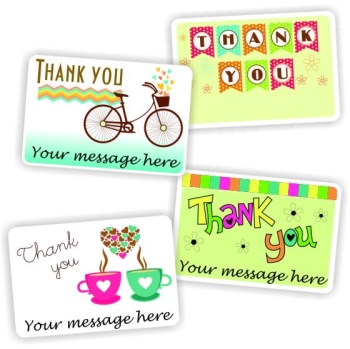 Birthday Stickers B0062 – 32 Thank you stickers
