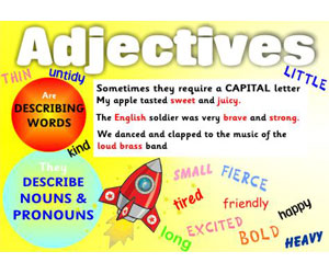 Parts of Speech-Adjectives