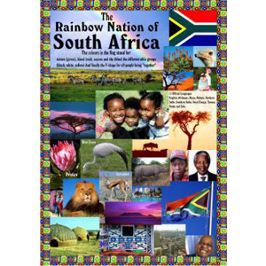 Poster The Rainbow Nation of South Africa