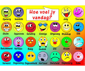 Poster Hoe voel jy vandag