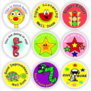 48 Large stickers| Cool work, You are a star!