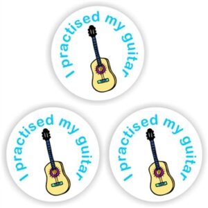 140 Music Stickers | Guitar Practice Reward Stickers Kids