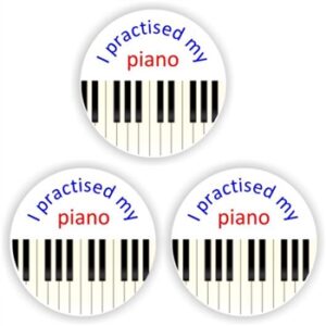 140 Music stickers | Piano: I Practised my piano