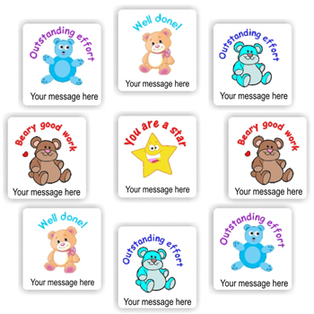 Personalised Teacher Stickers N0067 – 110 Personalised Stickers