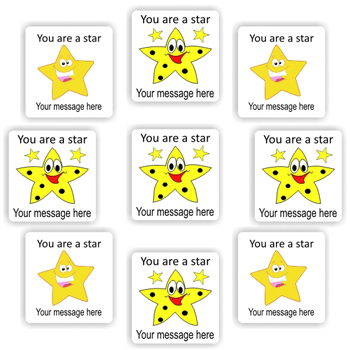 Personalised Teacher Stickers N0068 – 110 Personalised Stickers-You are a
