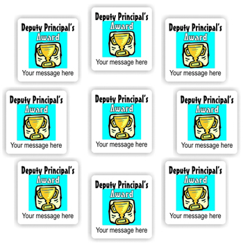 Personalised Teacher Stickers N0091 – 140 Personalised Stickers-Deputy