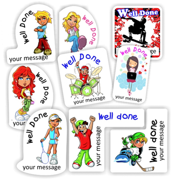Personalised Teacher Stickers N0098 – 49 Personalised Stickers-Teens