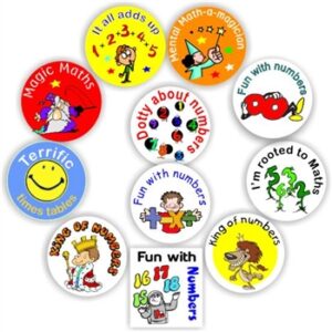 88 Maths Stickers | Wizards, Maths rocks, King of numbers, Terrific times tables