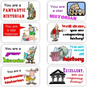 65 Stickers History | Greek & Roman Soldiers, Colosseum History -Fantastic Historian