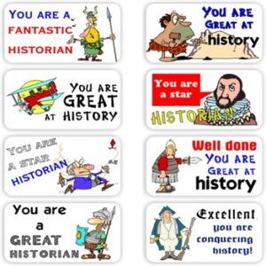 History Stickers | Vikings, Romans, Knights & Tudors : You are a fantastic historian