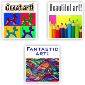 63 Art stickers | Modern art, Colourful, Beautiful art!