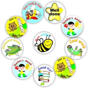 140 Teacher’s reward stickers-Teachers Award & Cool work