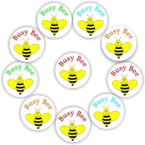 140 Teacher’s reward stickers-Busy Bees