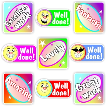 Teacher Reward Stickers S0050 – Well done