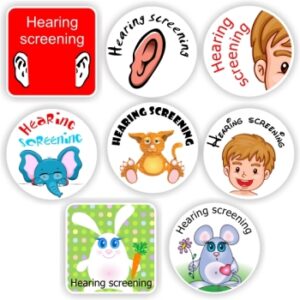 130 Teachers Reward Stickers – Hearing Screening-Audiologists