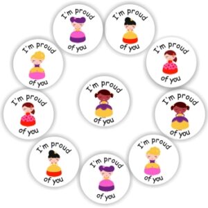 140 Teachers Reward Stickers – Girls, I’m proud of you