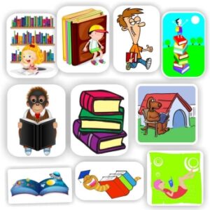 126 Teachers Reward Stickers-Book & Reading