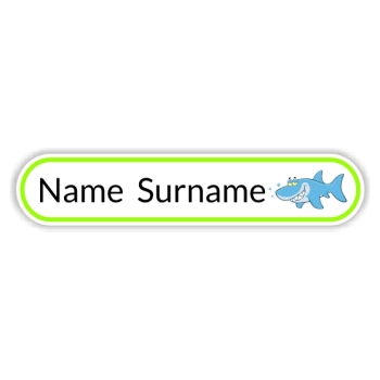 160 Personalised Stationery Labels | Shark