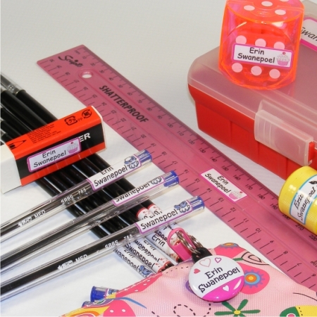 160 Personalised Stationery Labels | Rocket