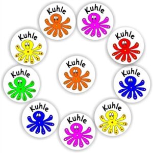 140 Isi-zulu Stickers | Smiley octopus- Kuhle – (Good! Delightful)