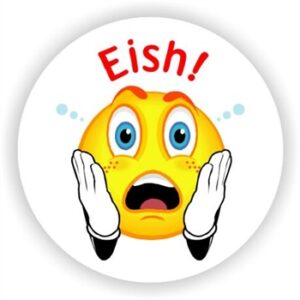 88 Isi-zulu Stickers | Eish – oh no! Expressive sad face to correct work