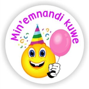 88 Isi-zulu Stickers | Min’emnandi kuwe!(Happy birthday!)