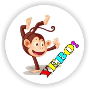 140 Isi-zulu stickers, | A cheeky monkey: Yebo (yes)