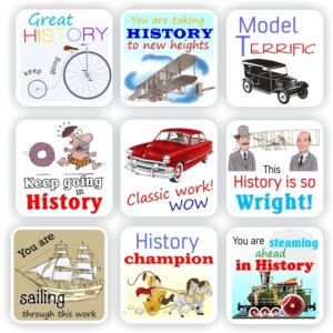 108 Stickers History| Transport, Planes, trains, automobiles