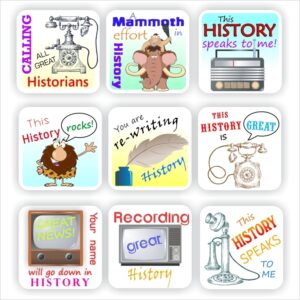 108 Stickers History | Evolution, forms of Communication, Stone-age