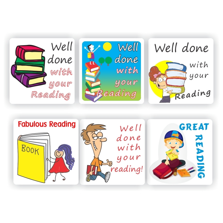 Teacher Reward Stickers S0148 – You rock at reading ! Great Reading- A
