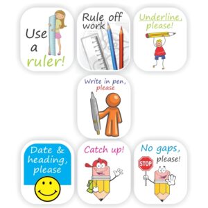 Marking Stickers — Neat Work & Presentation, Sheet of 120