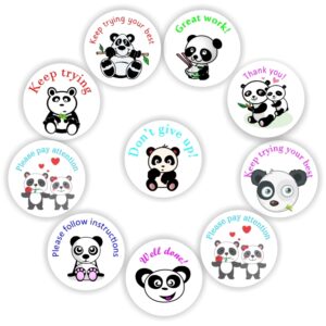 Panda Reward Stickers — Sheet of 108