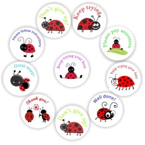 Ladybird Reward Stickers — Sheet of 108