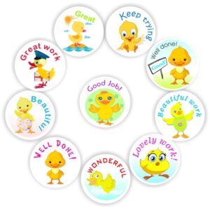 140 Teachers Reward Stickers – Ducklings, Great, Lovely work!