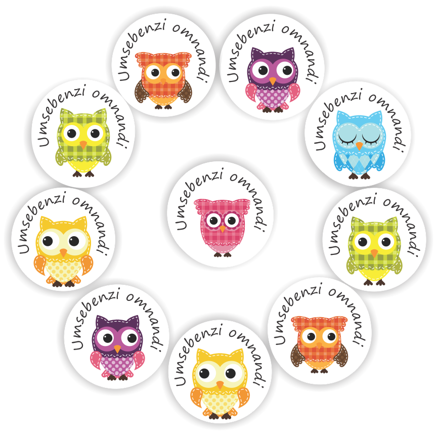 isiZulu Teacher Stickers Z0049 – 108 x Zulu stickers-Umsebenzi omnandi