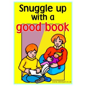 Poster -Snuggle up with a good book