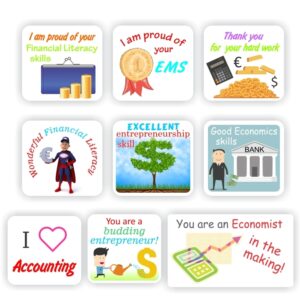 117 EMS Stickers | Bank, Money symbols,Entrepreneur: Wonderful Financial Literacy