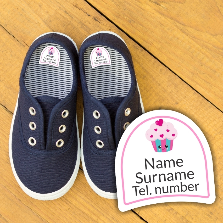 16 Personalised Shoe Labels | Mermaid