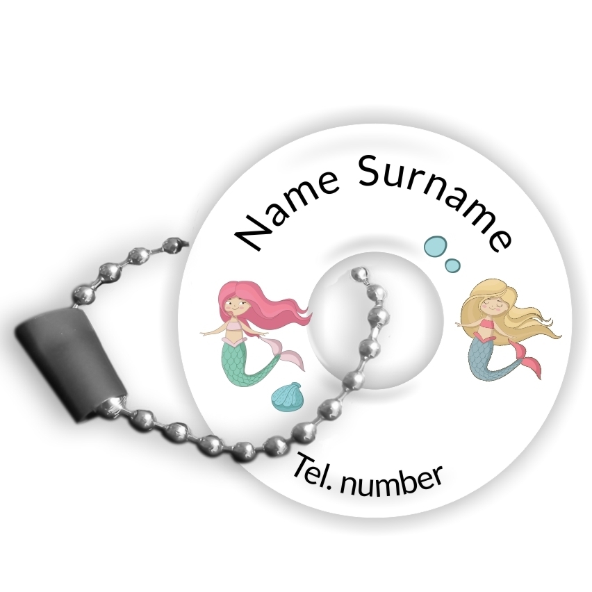 2 Personalised Bag Tags | Unicorn & Rainbow